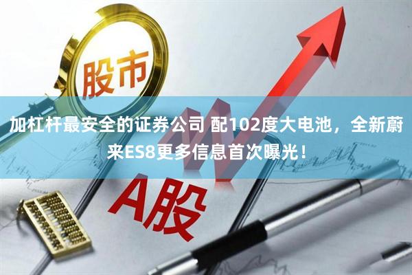 加杠桿最安全的證券公司 配102度大電池，全新蔚來ES8更多信息首次曝光！